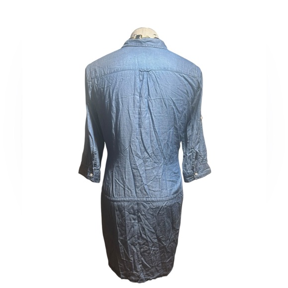OLD NAVY Women’s Chambray Denim Dress 👗 Size Large - Picture 4 of 9
